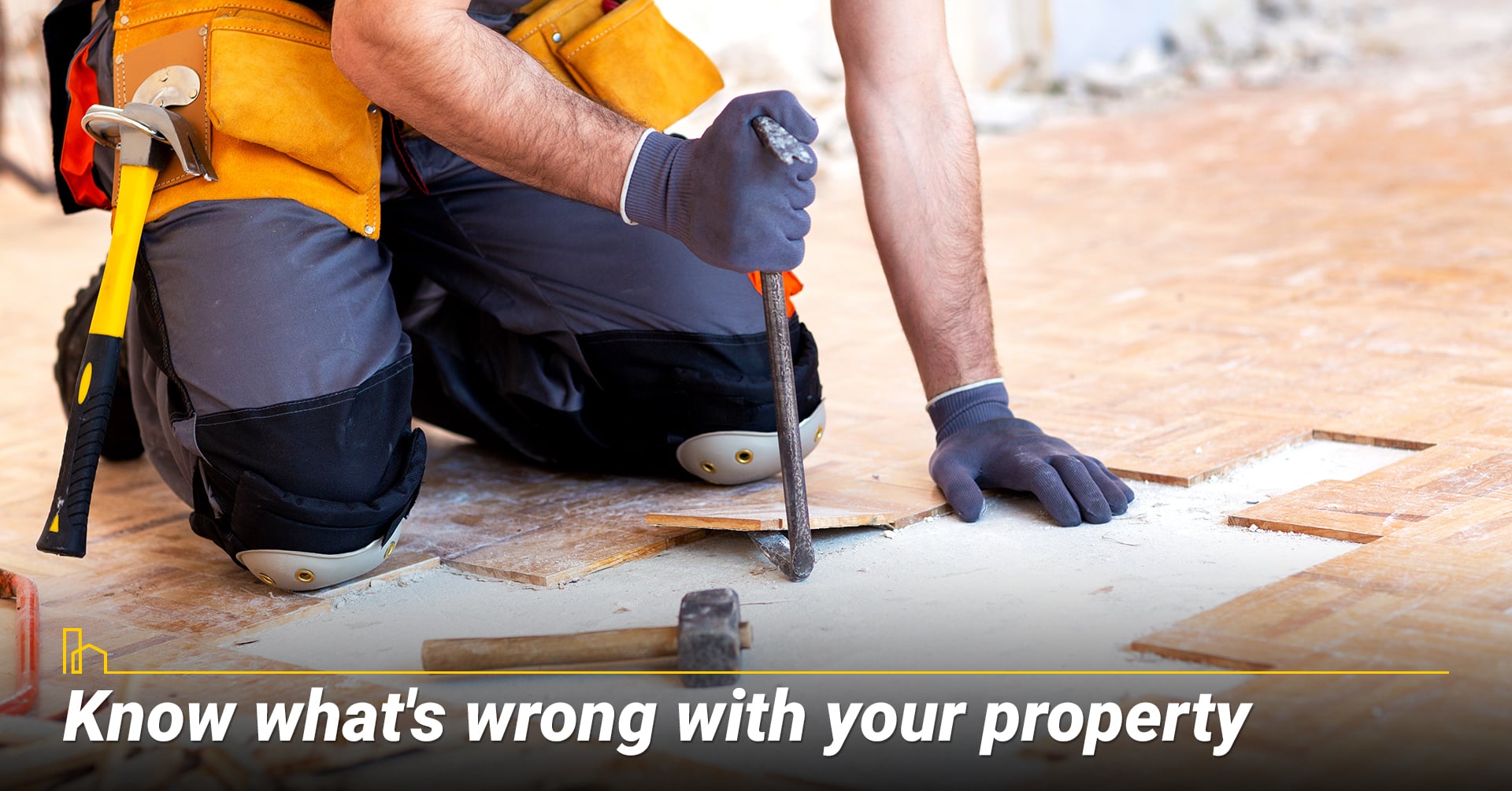 Know what's wrong with your property. Know what's wrong with your property.