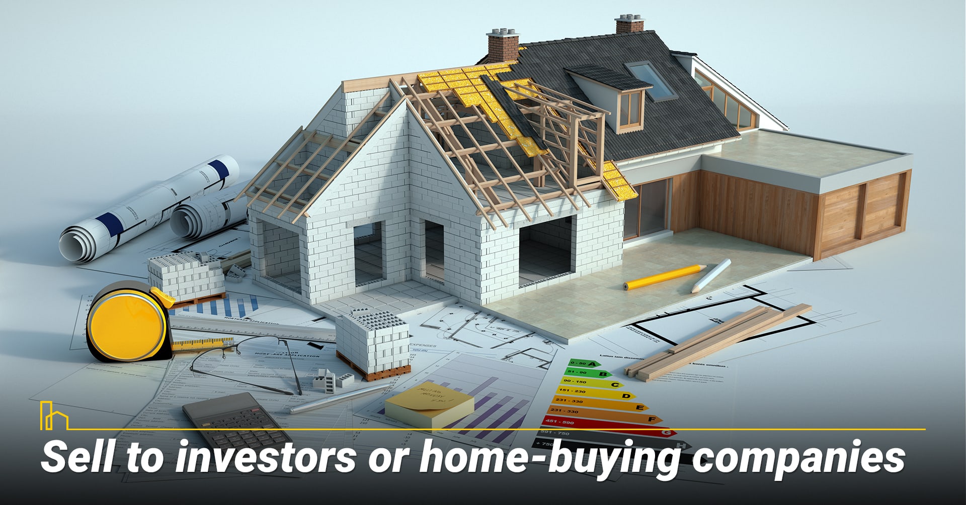 Sell to investors or home-buying companies. Sell to investors or home-buying companies.