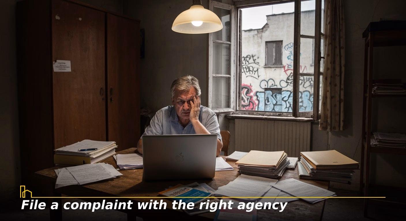 Step 4: File a complaint with the right agency